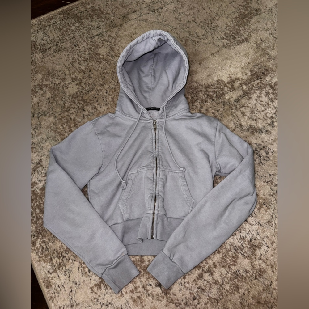 Brandy Melville Light Grayish Blue Hoodie